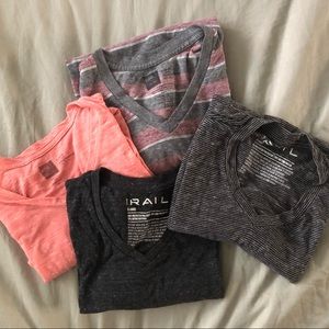 Bundle of Four Men’s V-Neck Shirts